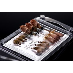 Dry Caddis Set Dark – 12 pcs.