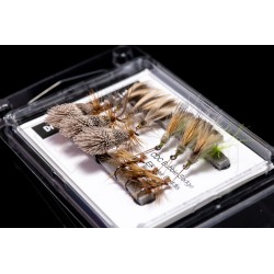 Dry Caddis Set Light – 12 pcs.